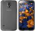 mumbi TPU Hülle transparent schwarz für Samsung Galaxy S5S5 Neo