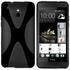 mumbi TPU Hülle X-Design schwarz für HTC One Mini