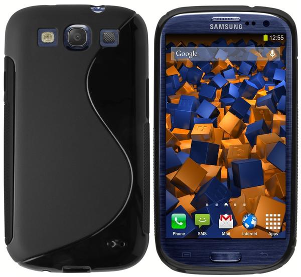 mumbi TPU Hülle schwarz für Samsung Galaxy S3S3 Neo