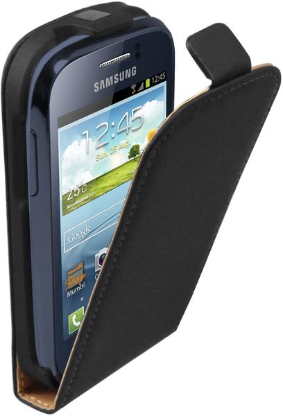 mumbi Flip Case Tasche schwarz für Samsung Galaxy YoungYoung Duos