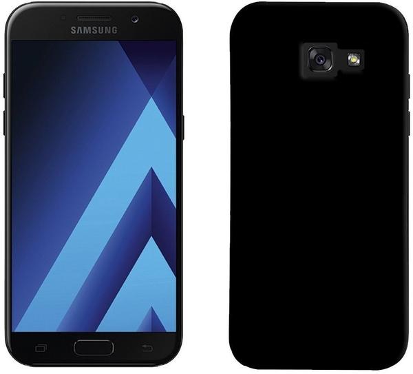 PEDEA Soft TPU Case (glatt) für Samsung Galaxy A3 2017 Schwarz