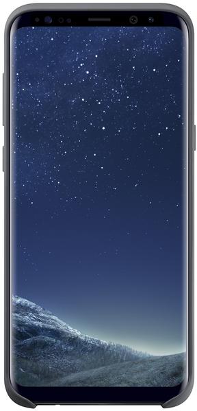 Samsung Silicone Cover EF-PG955 für Galaxy S8+ silbergrau