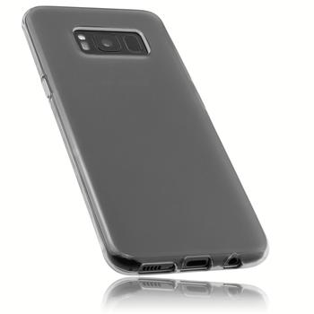 mumbi TPU Hülle schwarz transparent für Samsung Galaxy S8