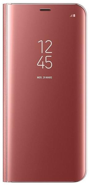 Samsung Clear View Standing Cover (Galaxy S8+) pink