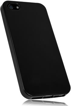 mumbi TPU Hülle schwarz für Apple iPhone SE 5 5s