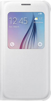 Samsung S-View Cover PU weiß (Galaxy S6)