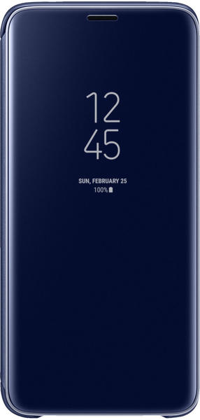 Samsung Clear View Standing Cover (Galaxy S9) blau