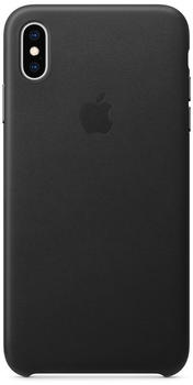 Apple Leder Case (iPhone Xs Max) Schwarz