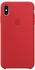 Apple Silikon Case (iPhone XS Max) RED