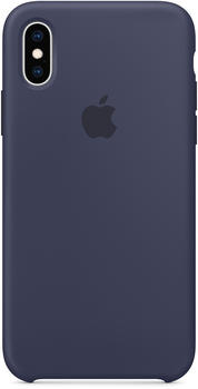 Apple Silikon Case (iPhone Xs) mitternachtsblau