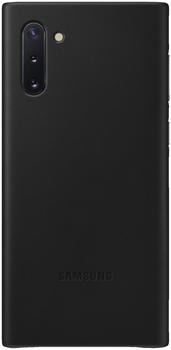 Samsung Leder Wallet Cover (Galaxy Note 10) schwarz