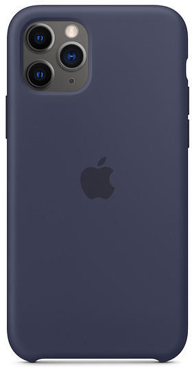 Apple Silikon Case (iPhone 11 Pro) Mitternachtsblau