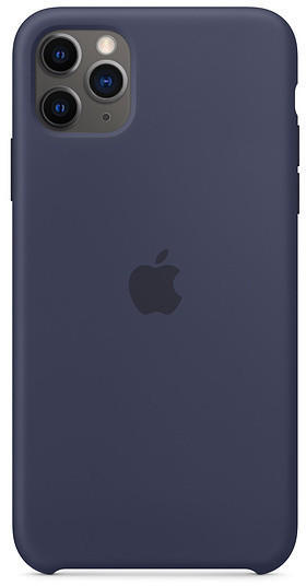 Apple Silikon Case (iPhone 11 Pro Max) Mitternachtsblau