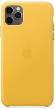 Apple Leder Case (iPhone 11 Pro Max) Sonnengelb