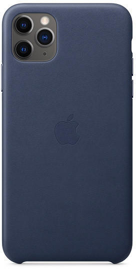 Apple Leder Case (iPhone 11 Pro Max) Mitternachtsblau