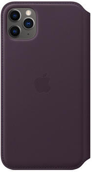 Apple Leder Folio (iPhone 11 Pro Max) Aubergine