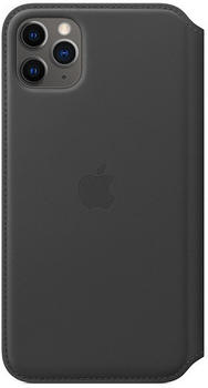 Apple Leder Folio (iPhone 11 Pro Max) Schwarz