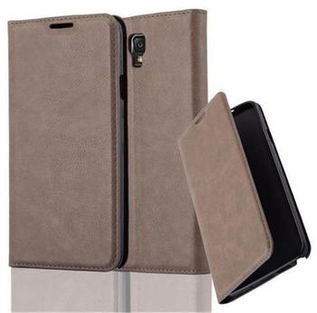 Cadorabo Flip Case für Samsung Galaxy NOTE 3 NEO in KAFFEE BRAUN