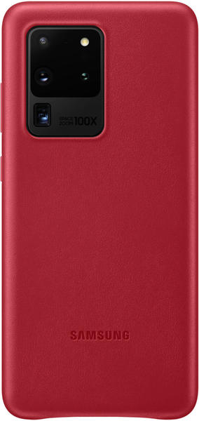 Samsung Leder Cover (Galaxy S20 Ultra) rot