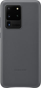 Samsung Leder Cover (Galaxy S20 Ultra) grau