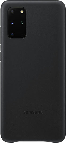 Samsung Leder Backcover (Galaxy S20 Plus) schwarz