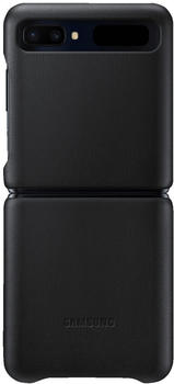 Samsung Leder Cover (Galaxy Z Flip) schwarz