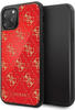 GUESS GUHCN654GGPRE, GUESS Hard Cover 4G Double Layer Glitter Red, für iPhone...