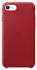 Apple Leder Case (iPhone SE 2020) RED