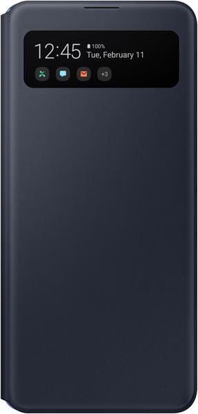 Samsung S View Wallet Cover (Galaxy A41) Schwarz
