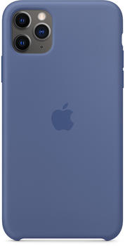 Apple Silikon Case (iPhone 11 Pro Max) Leinenblau