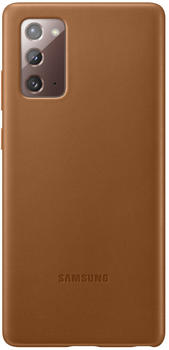 Samsung Leder Backcover (Galaxy Note 20) Braun