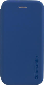 Peter Jäckel Book Case CURVE für Apple iPhone 7 / 8 / SE 2020 Soft Touch Maritim Blue