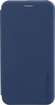 Peter Jäckel Book Case CURVE für Apple iPhone XR Soft Touch Maritim Blue (COMMANDER 17053)