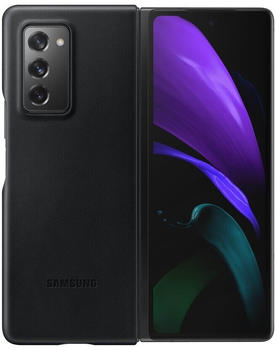 Samsung Leder Cover (Galaxy Z Fold2 5G) Schwarz