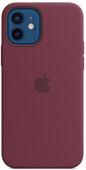Apple Silikon Case mit MagSafe (iPhone 12/12 Pro) Pflaume