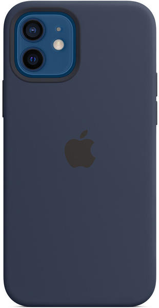 Apple Silikon Case mit MagSafe (iPhone 12/12 Pro) Dunkelmarine