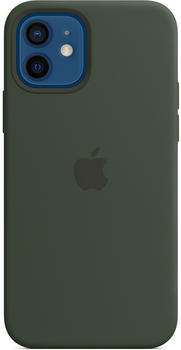 Apple Silikon Case mit MagSafe (iPhone 12/12 Pro) Zyperngrün