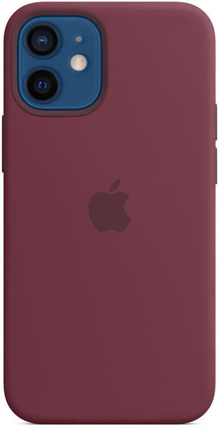Apple Silikon Case mit MagSafe (iPhone 12 mini) Pflaume