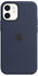 Apple Silikon Case mit MagSafe (iPhone 12 mini) Dunkelmarine