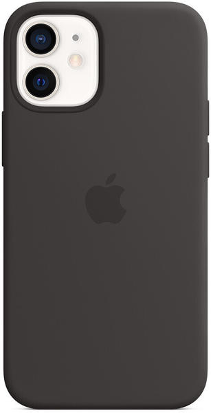Apple Silikon Case mit MagSafe (iPhone 12 mini) Schwarz