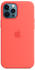 Apple Silikon Case mit MagSafe (iPhone 12 Pro Max) Zitruspink