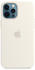 Apple Silikon Case mit MagSafe (iPhone 12 Pro Max) Weiß