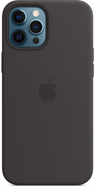 Apple Silikon Case mit MagSafe (iPhone 12 Pro Max) Schwarz