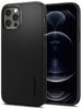 Spigen ACS01696, Spigen Thin Fit Air Hardcase für das iPhone 12 (Pro) - Schwarz