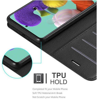 Cadorabo Handyhülle für Samsung Galaxy A51 5G schwarz