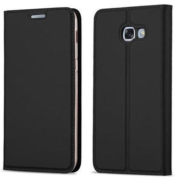 Cadorabo Handyhülle für Samsung Galaxy A5 2017 CLASSY SCHWARZ