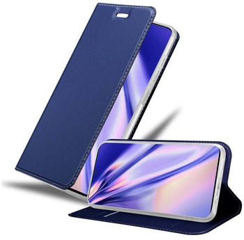 Cadorabo Handyhülle für Samsung Galaxy S20 PLUS CLASSY DUNKEL BLAU