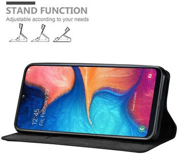Cadorabo Handyhülle für Samsung Galaxy A20e NACHT SCHWARZ