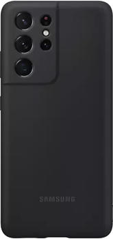 Samsung Silicone Cover (Galaxy S21 Ultra) Black