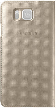 Samsung Flip Cover Gold (Galaxy Alpha)